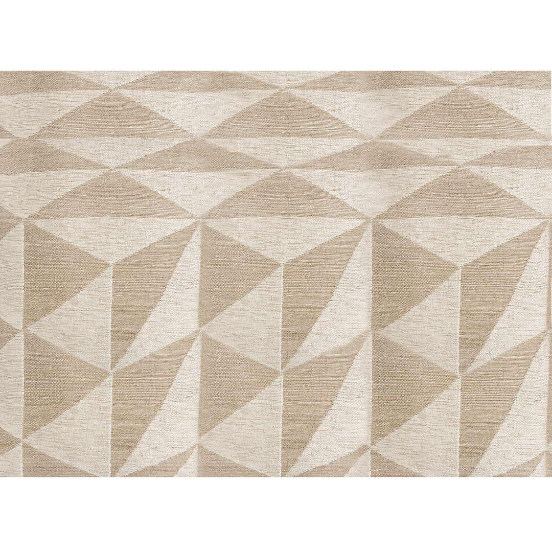 Natural Tan Brown 20"x20" Textured Triangle Outdoor Throw Pillow