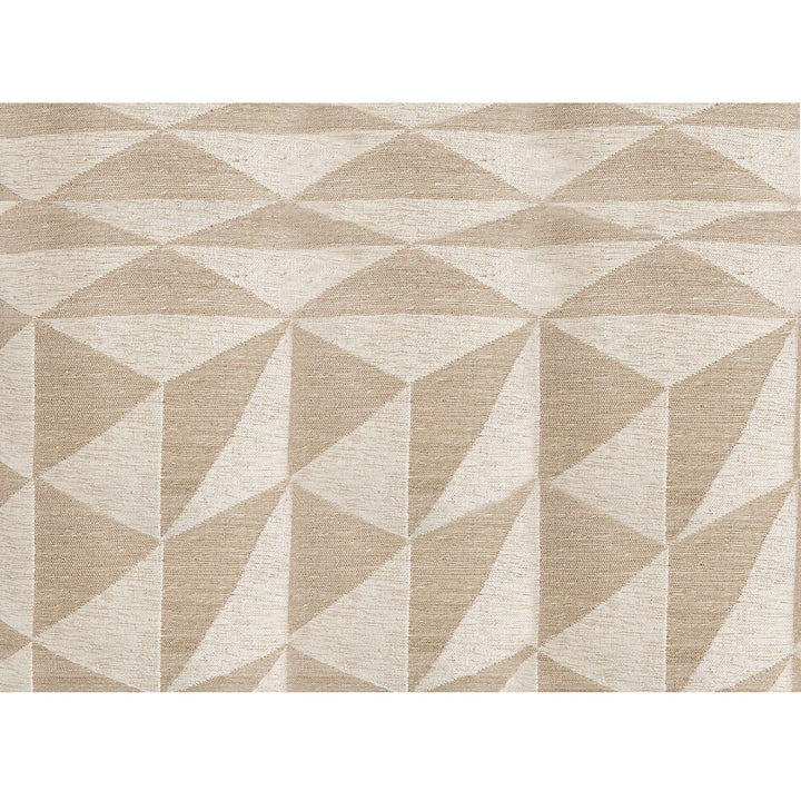 Natural Tan Brown 20"x20" Textured Triangle Outdoor Throw Pillow