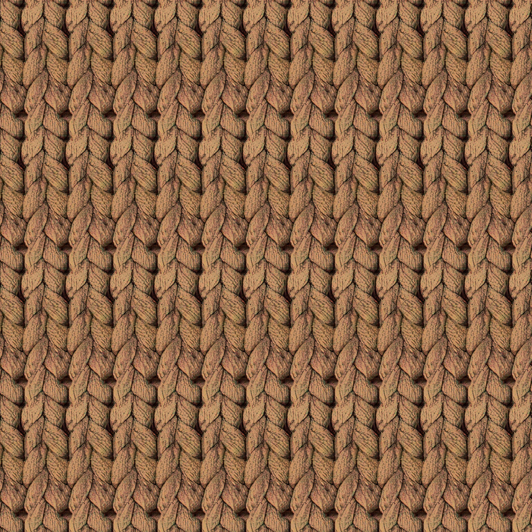 Colossal Handknit Throw Bronze