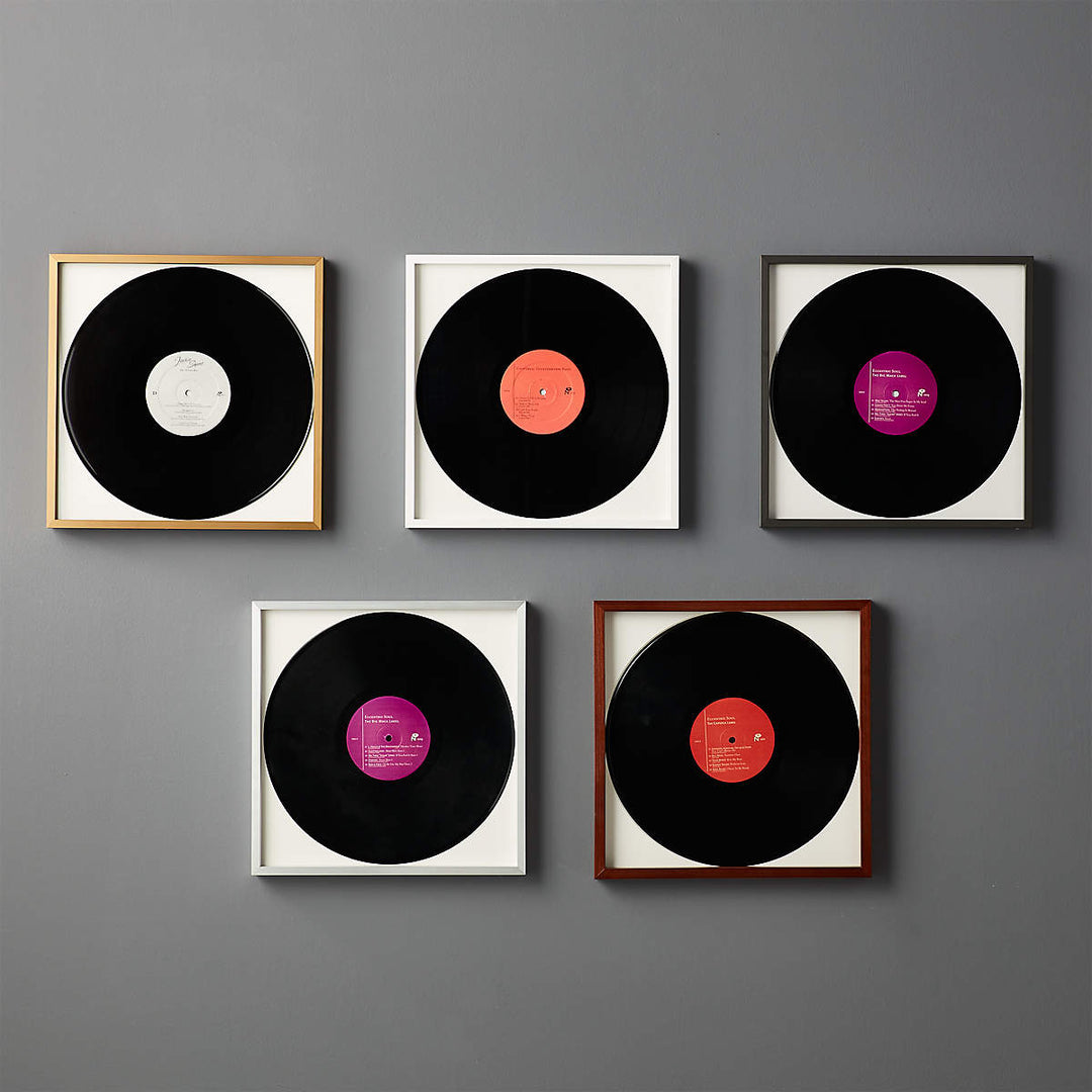 Gallery Brass Record with Frame-12.75''x12.75''
