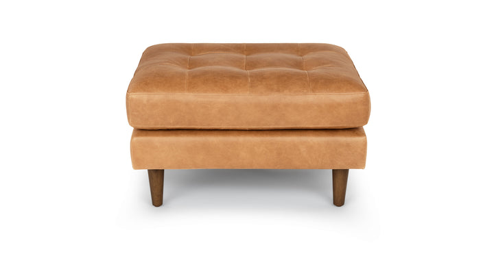 Sven Charme Tan Ottoman