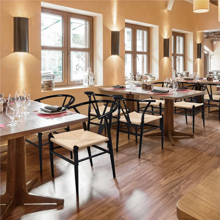 Gustavo Wishbone Arm Chair Set of 2