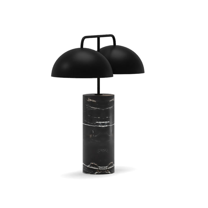 Domes Black Marble Table Lamp
