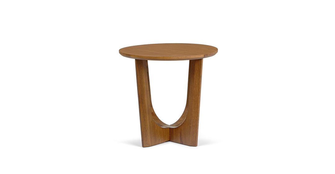 Tovi Smoked Oak Side Table