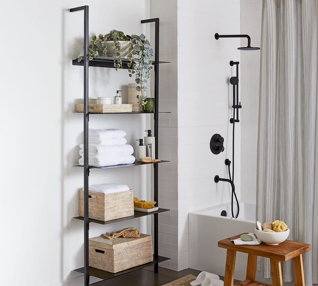 Temple Street Narrow Display Bookcase