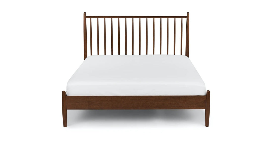 Lenia Walnut Queen Bed