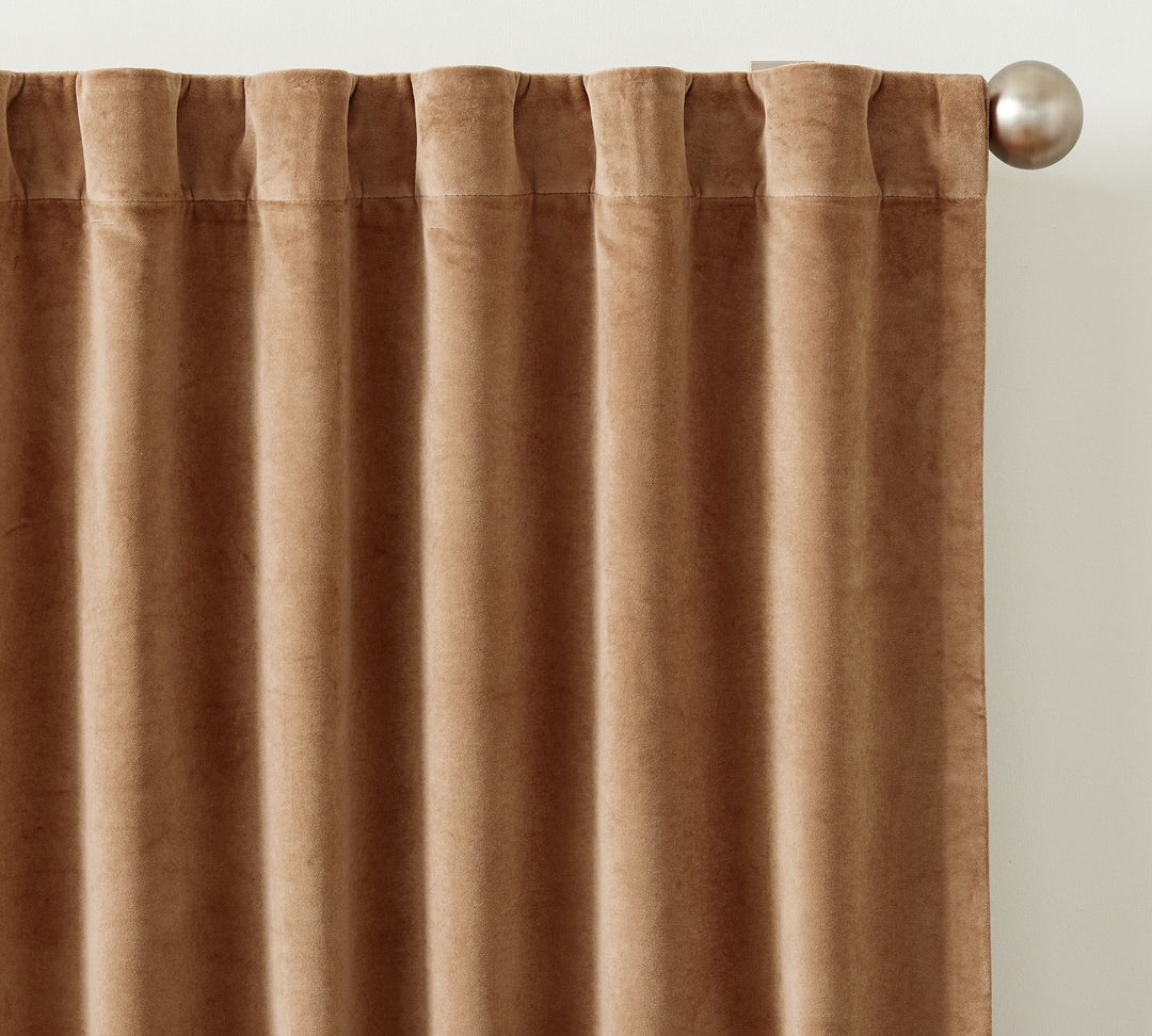 Velvet Twill Blackout Curtain-108"
