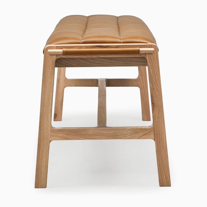 Carlisle Leather Dining Bench