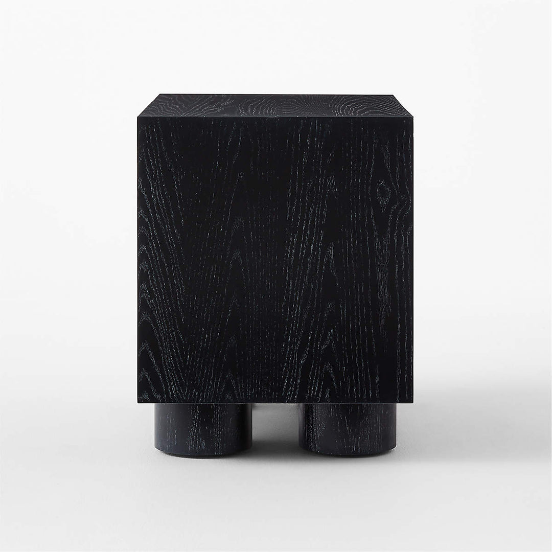 Cantar Cerused Black Oak Nightstand