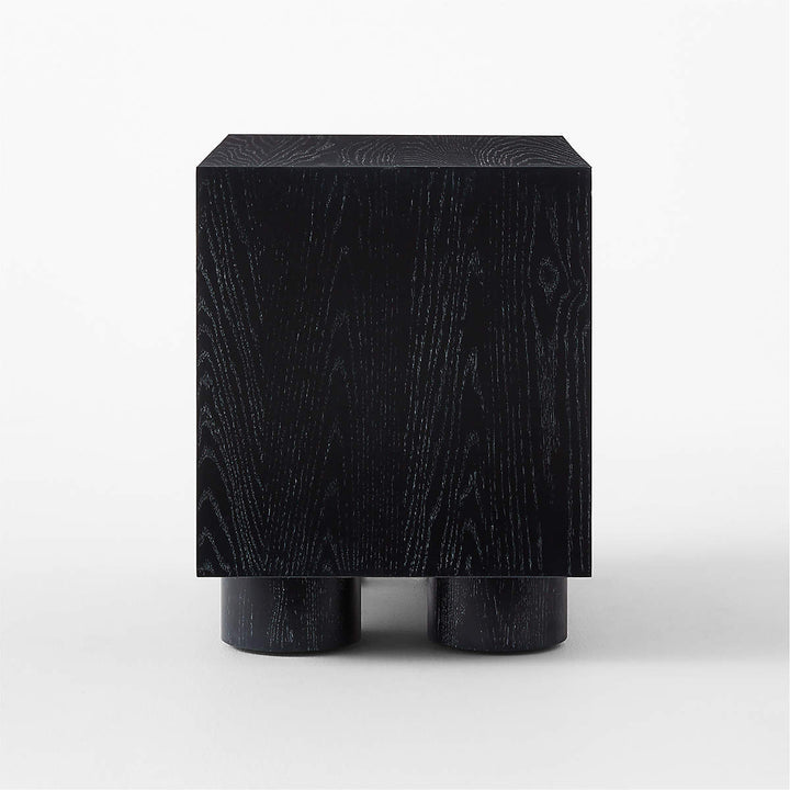 Cantar Cerused Black Oak Nightstand