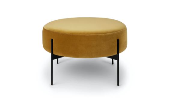 Macca yarrow gold ottoman