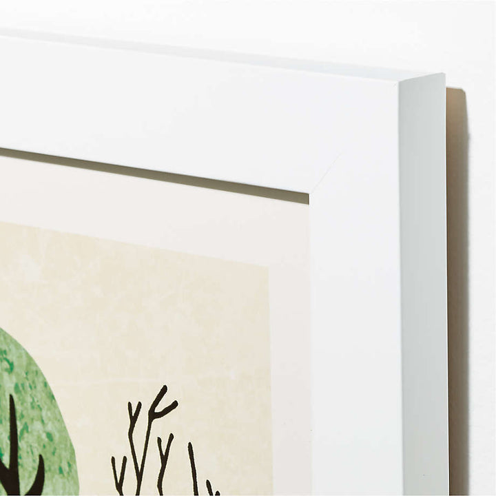 Happy Trees Framed Wall Art With Frame