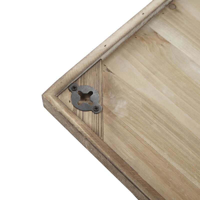 3 Piece Natural Wood Décor Set