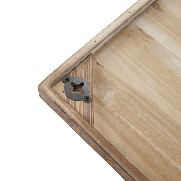 3 Piece Natural Wood Décor Set