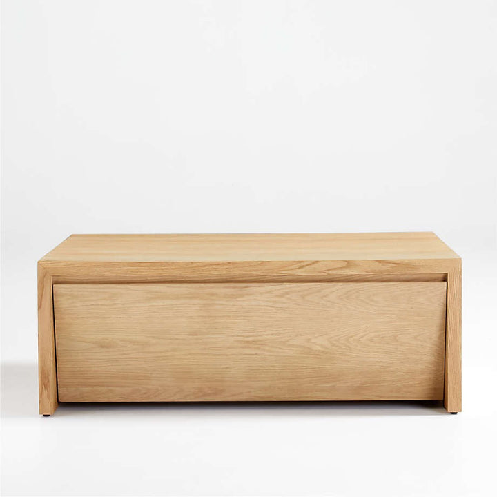 Vander Natural Wood Storage Coffee Table
