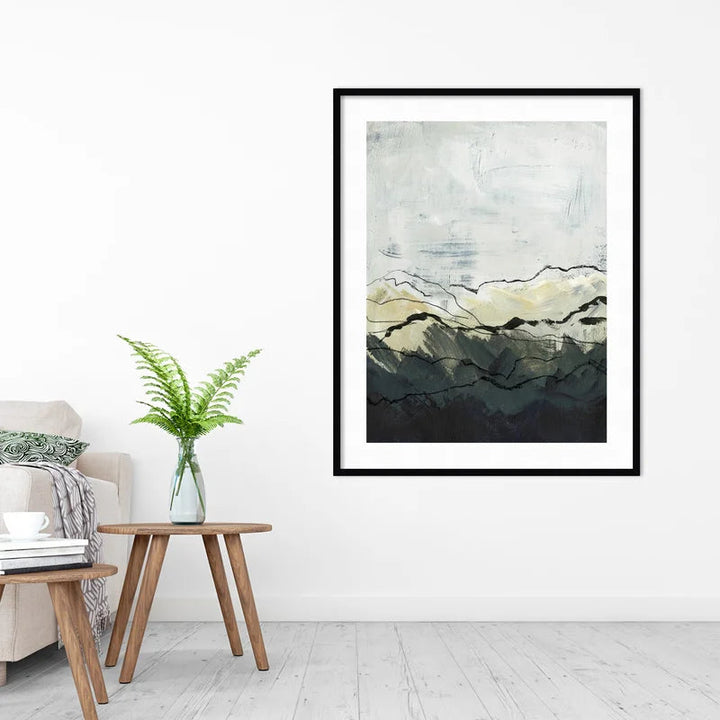 Winter Mountains I by Jennifer Paxton Parker With Frame 34.12"x43.12