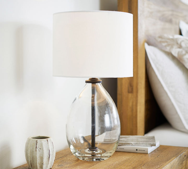 Bennett Recycled Glass Table Lamp