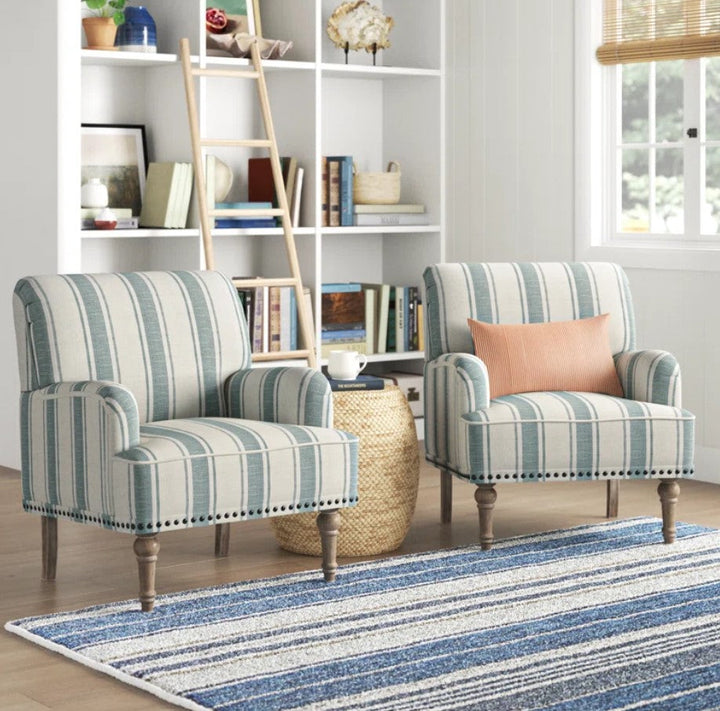 Arching Upholstered Armchair 1