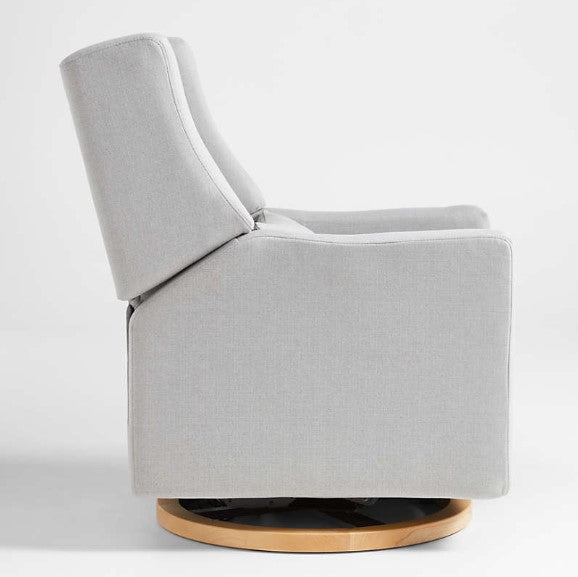 Babyletto Kiwi Grey Nursery Power Glider Recliner Chair