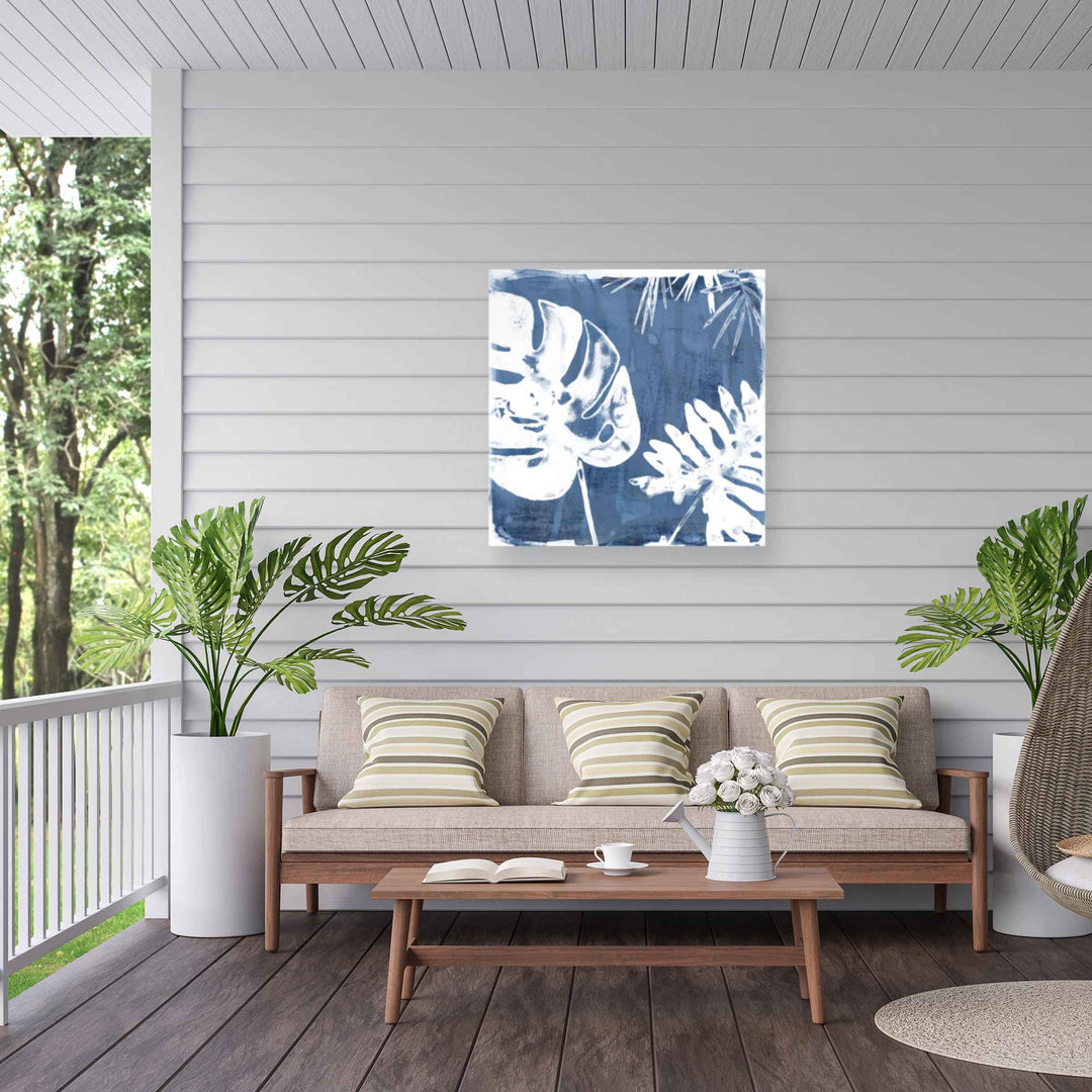 All-Weather Canvas Plants and Flowers Wall Decor-35"x35"