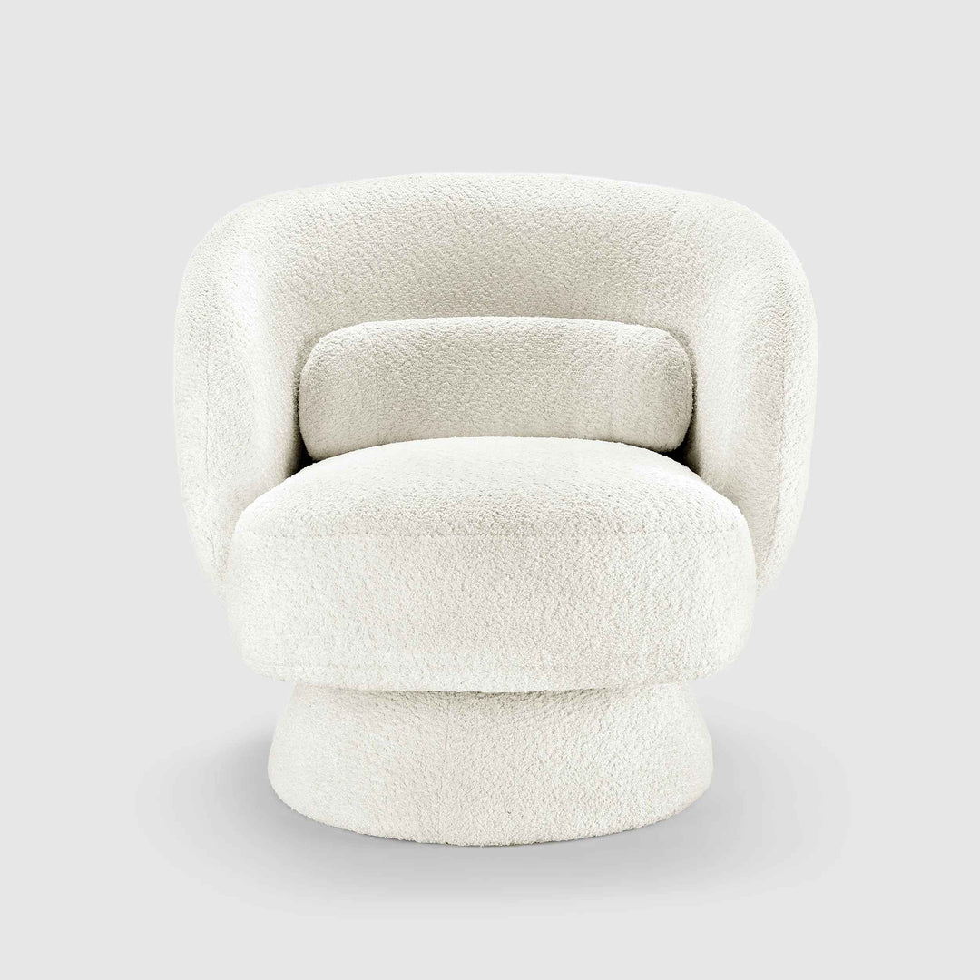 Saboor Modern Style Swivel Accent Chair and Barrel Chair