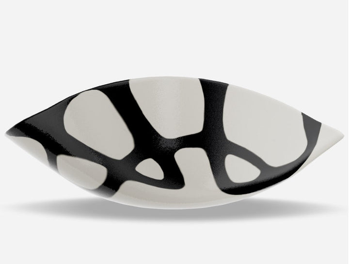 ZETA MURANO WHITE GLASS BOWL