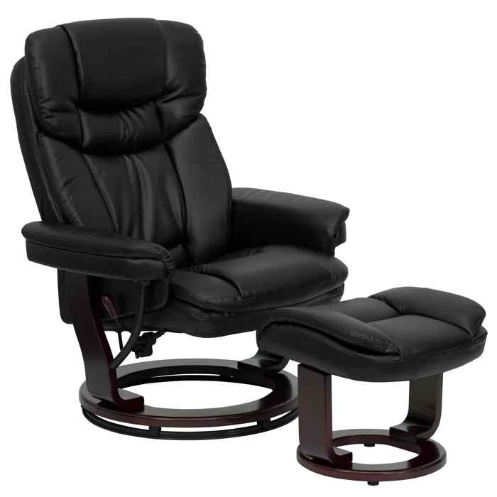 Manual Swivel Standard Recliner with Ottoman