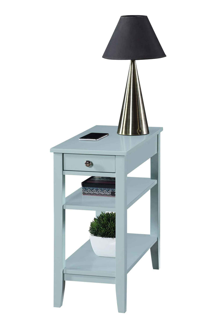 Carbin End Table with Drawer and Shelves