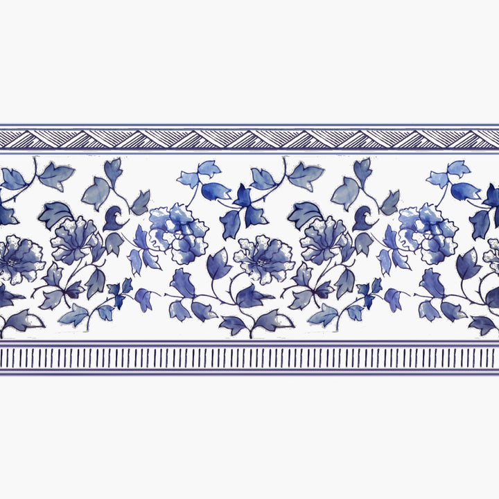 Blue & White Ceramic Planter Large