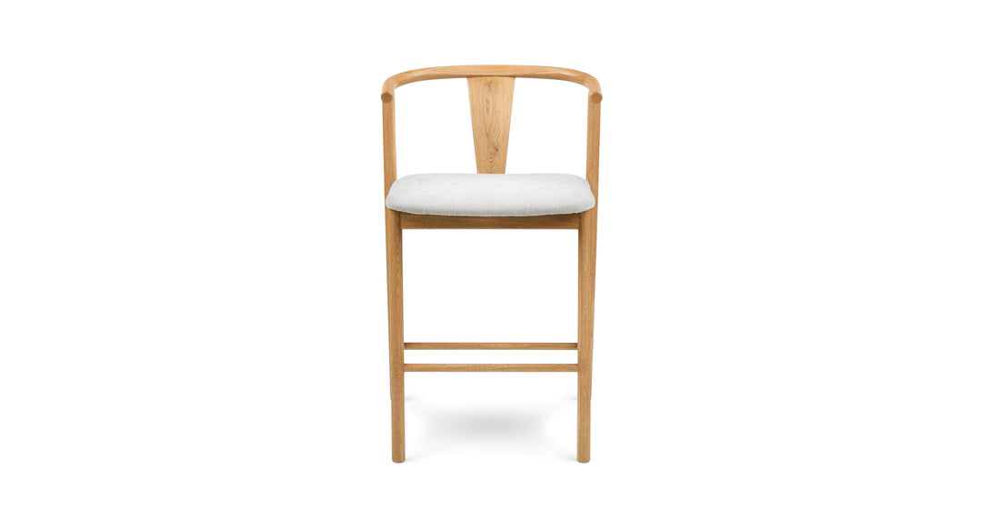 Fonra Santolina Gray Oak Counter Stool