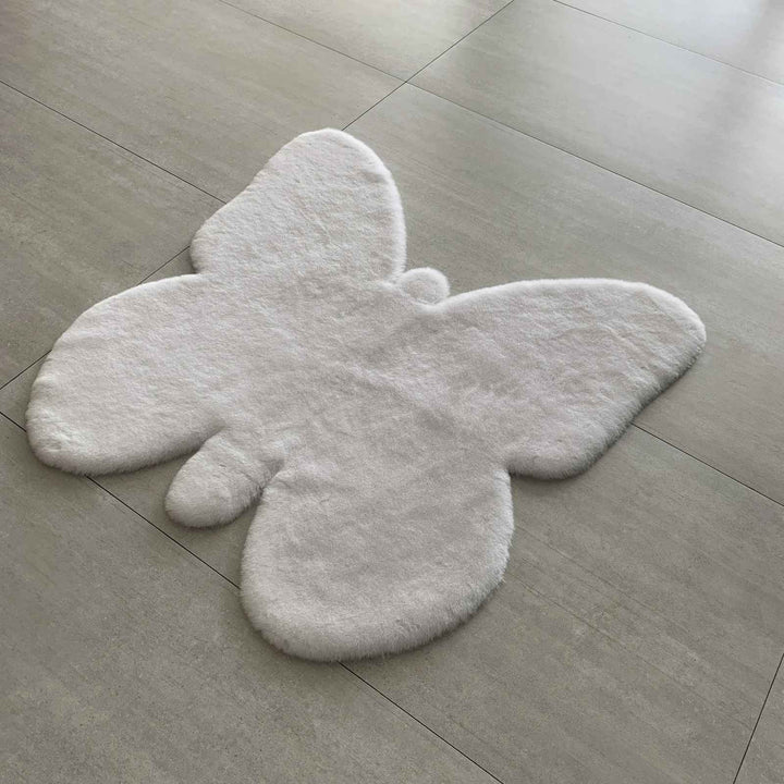 Aleen Butterfly Shag Area Rug-36"x36"