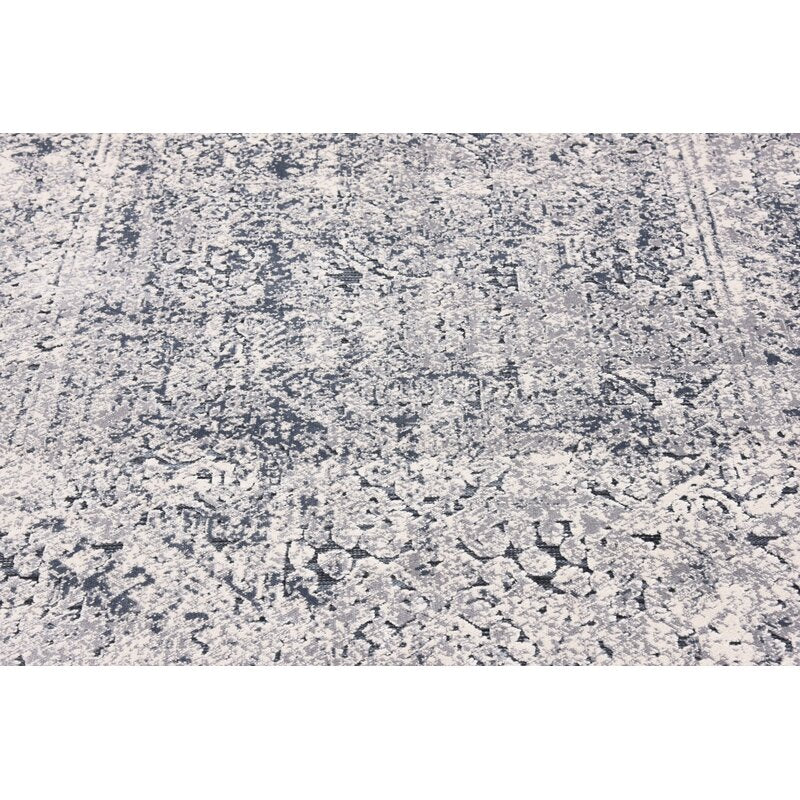 Lapoint Oriental Area Rug in Gray