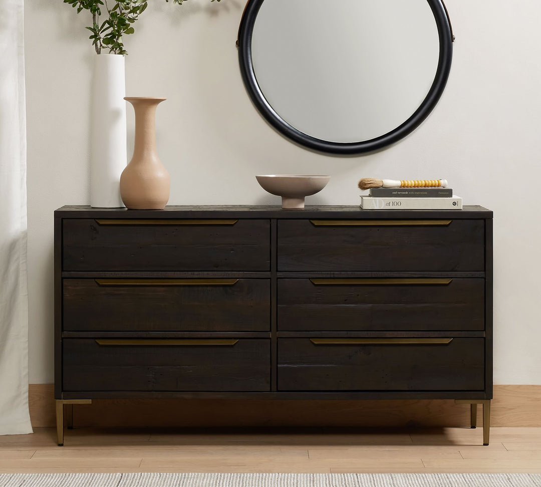 Braden Reclaimed Wood 6 Drawer Dresser