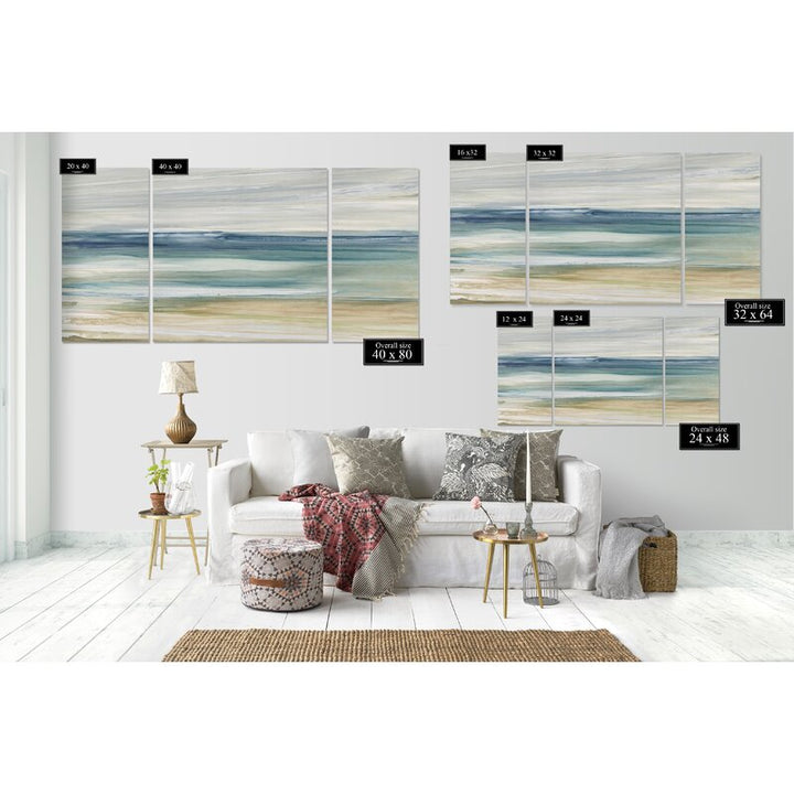 OCEAN BREEZE GRAPHIC ART PRINT MULTI PIECE IMAGE