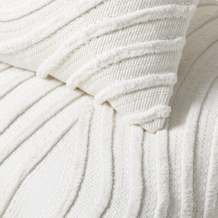 Textured Waves Pillow Cover-18"X18"