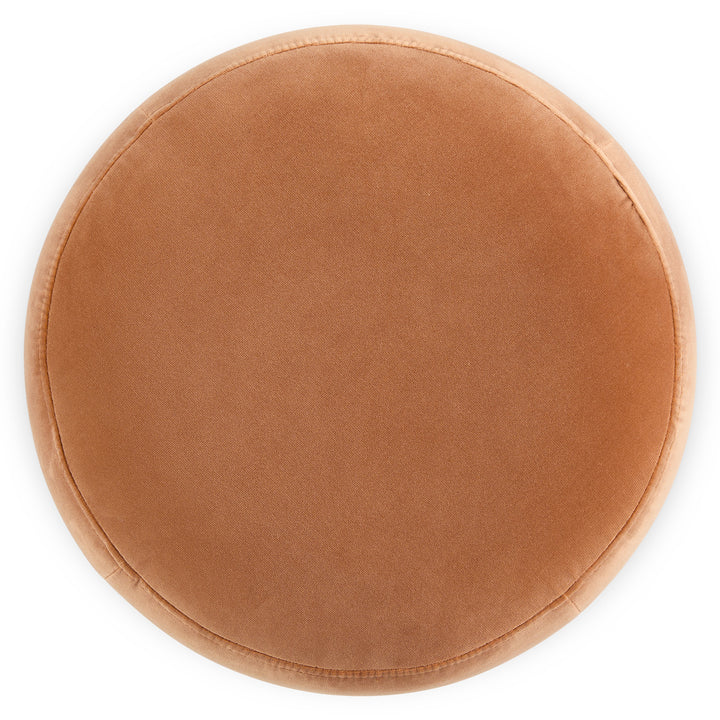 Pica Velvet Ottoman Plush Pacific Rust