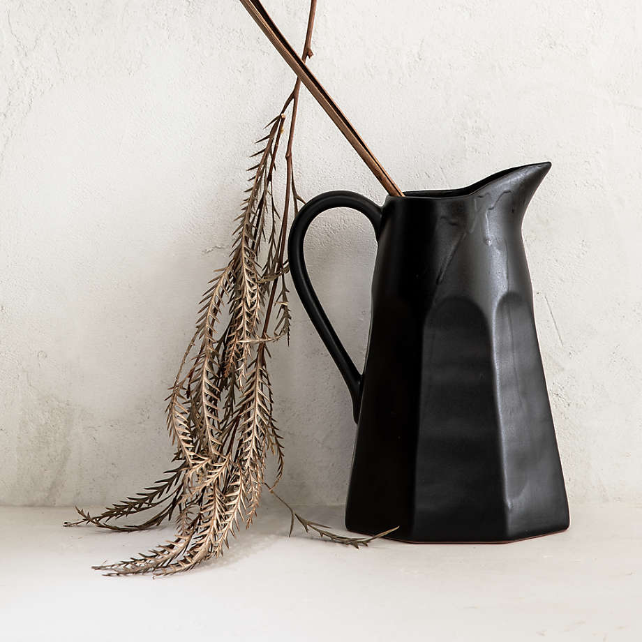 Stevey Black Pitcher by Leanne Ford