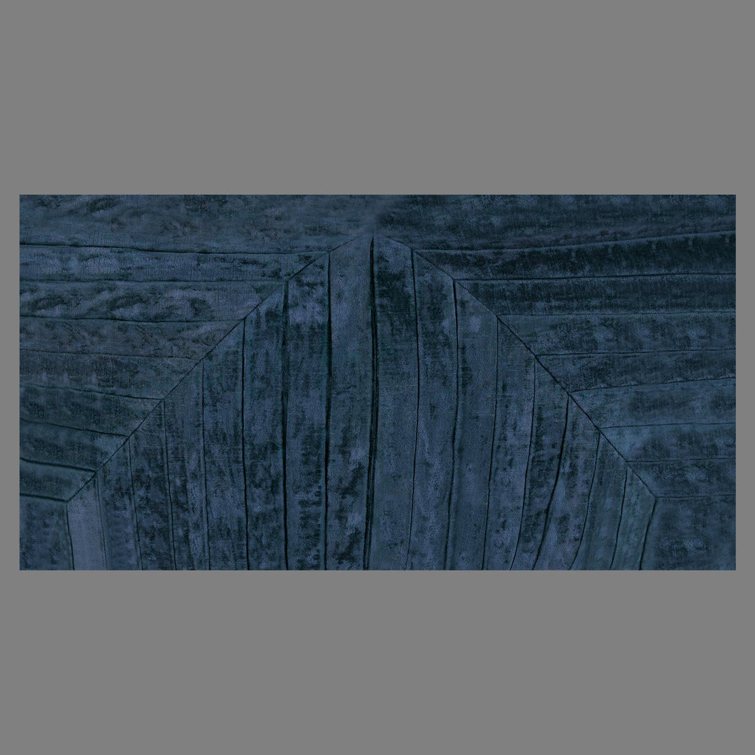 Xiomara Velvet Pillow Nightfall Blue