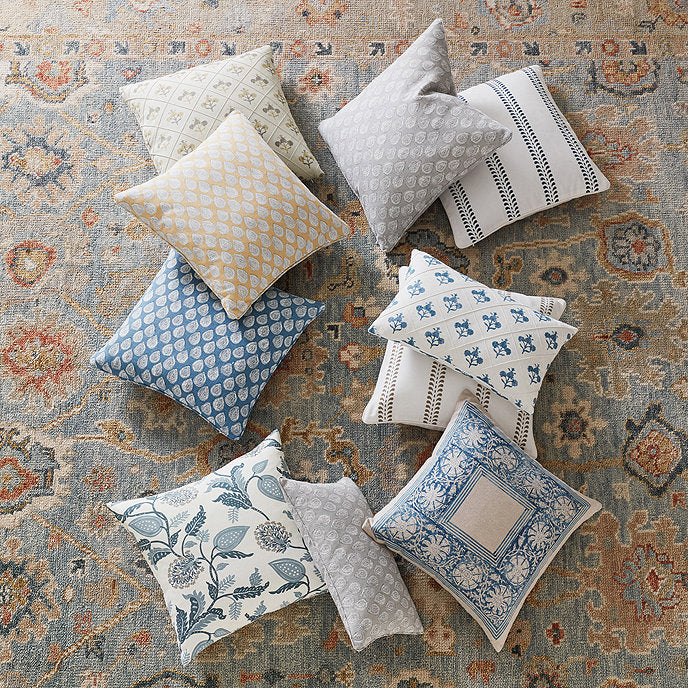 Borbela Floral Pillow With Insert-20"x20"