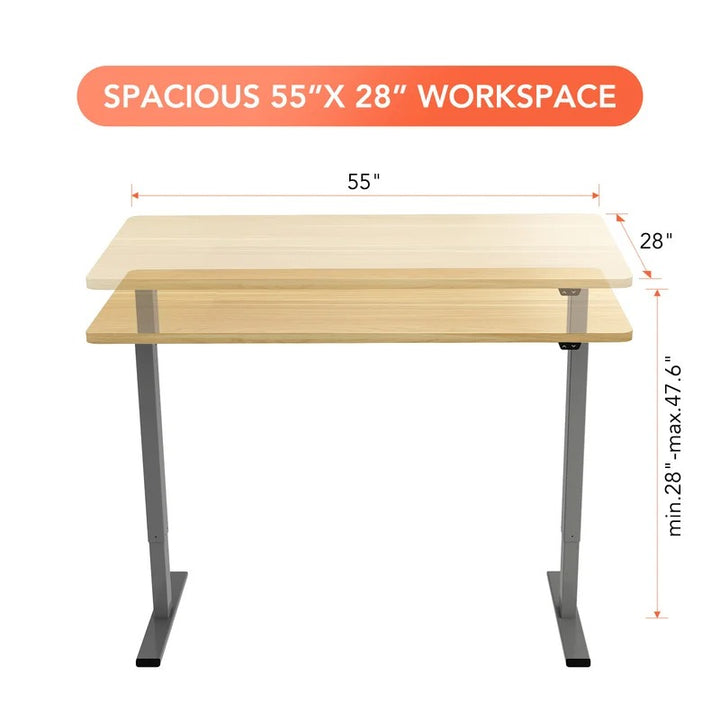 Baysenie Home Office Height Adjustable Standing Desk
