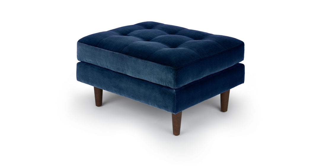 Sven Cascadia Blue Ottoman