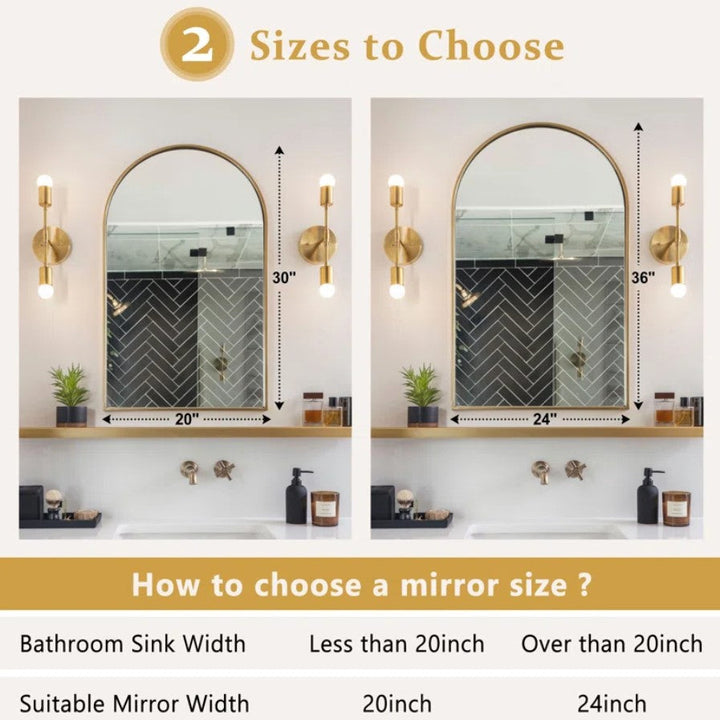 Nicolina Aluminum Wall Mirror 36x24