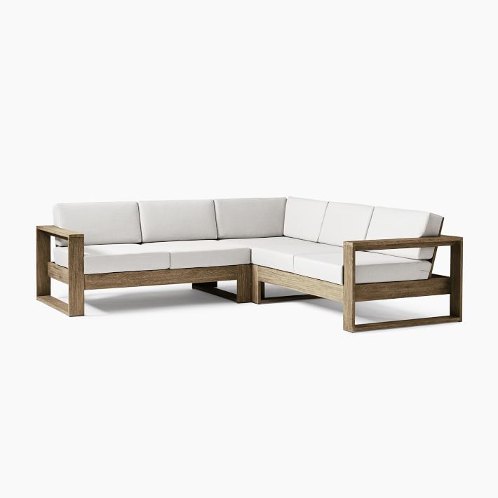 PORTSIDE OUTDOOR 3 PIECE L SHAPED SECTIONAL
