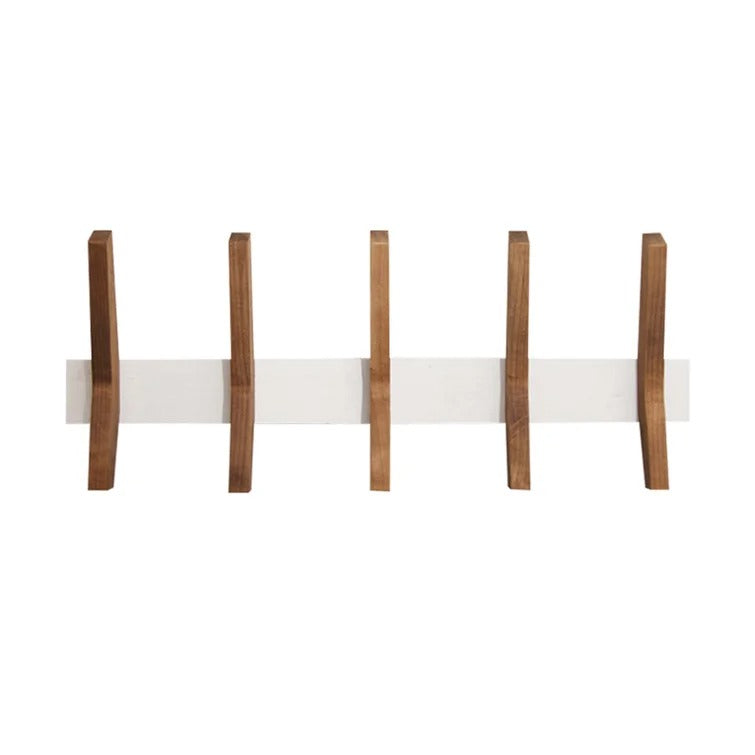 Ottoville Wide Solid Wood Hook Wall Mounted Coat Rack