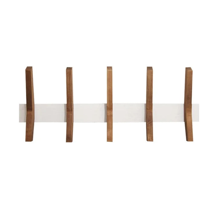 Ottoville Wide Solid Wood Hook Wall Mounted Coat Rack
