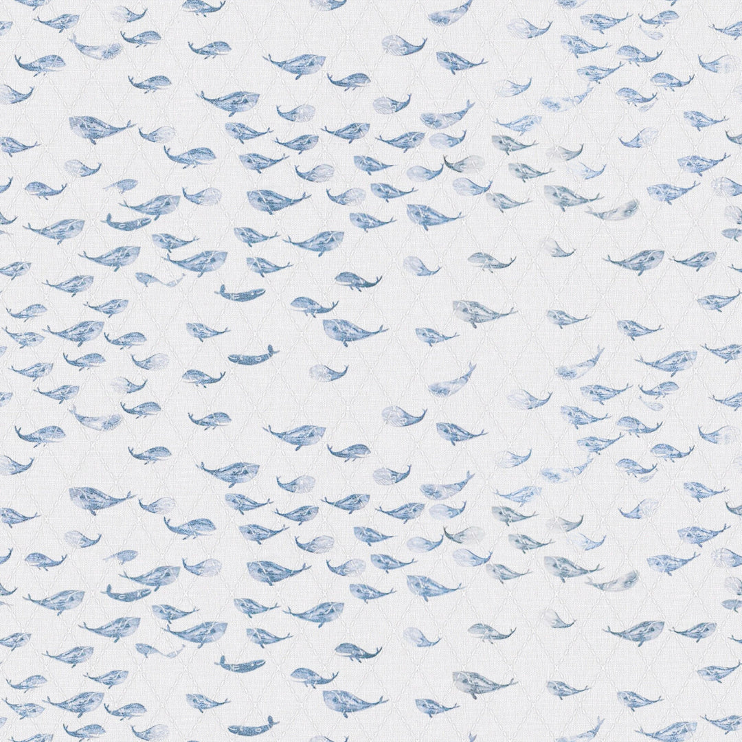 Watercolor Whale Changing Pad Cover