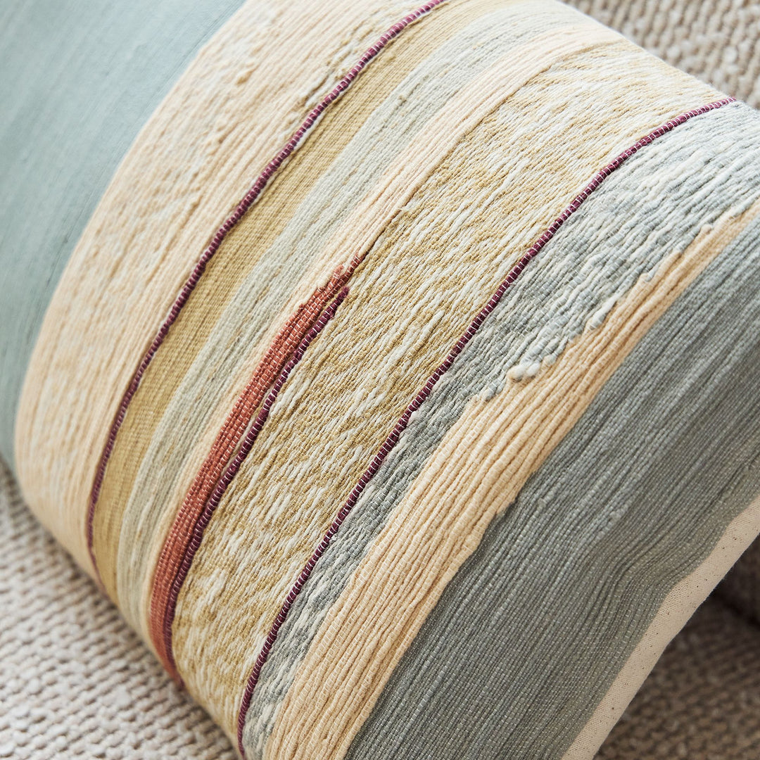 Mixed Woven Landscape Pillow Cover 12x21