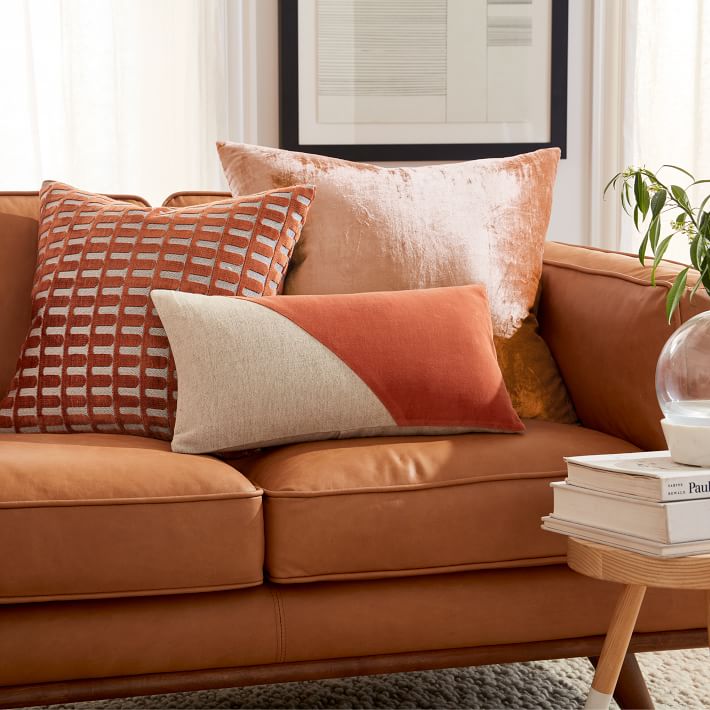 Cut Velvet Archways Pillow Covers no insert