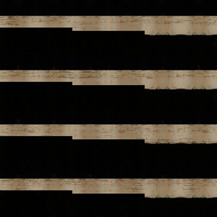 CRISTO BLACK AND WHITE STRIPED VASE