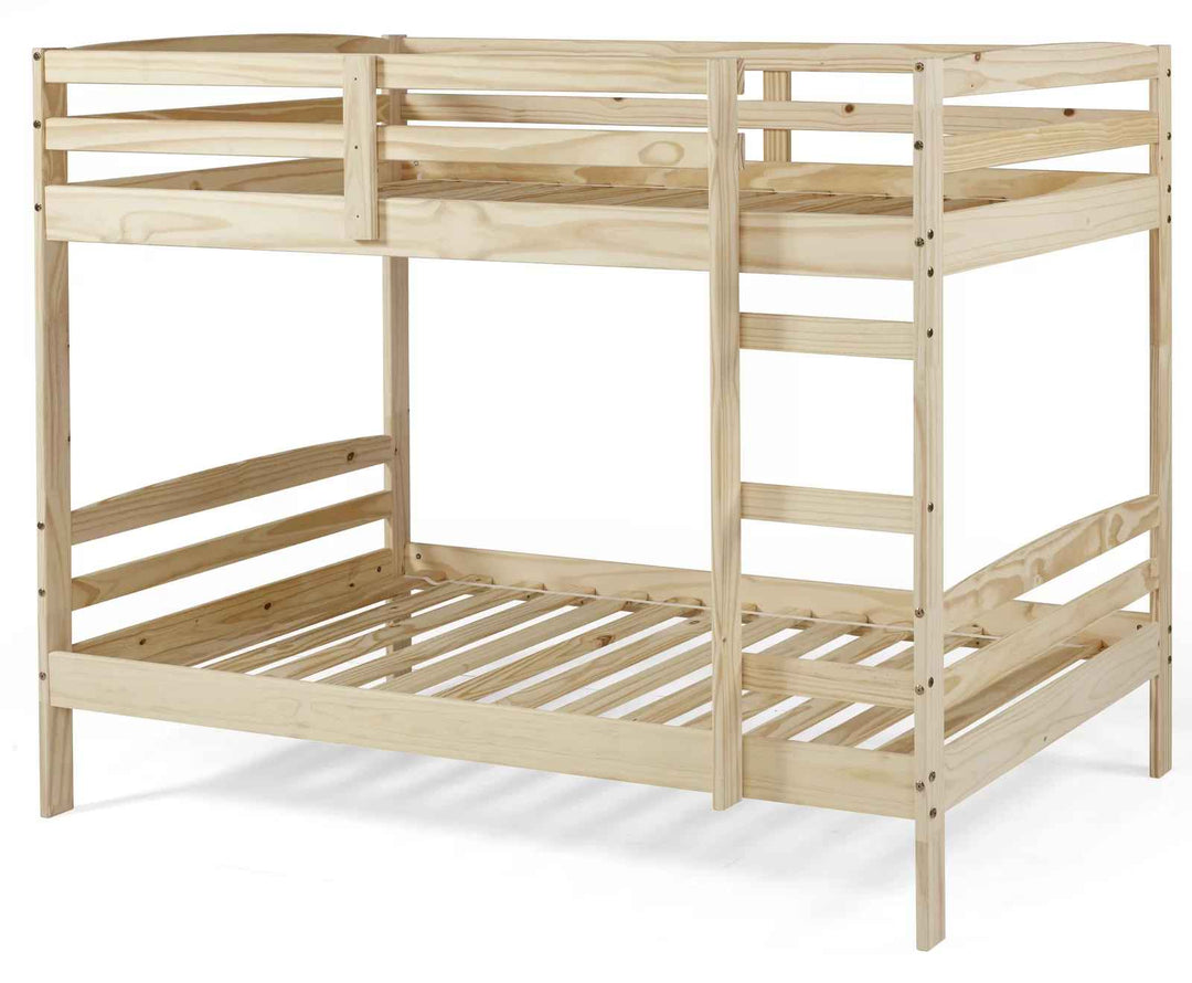 Plumerville Solid Wood Standard Bunk Bed-Twin